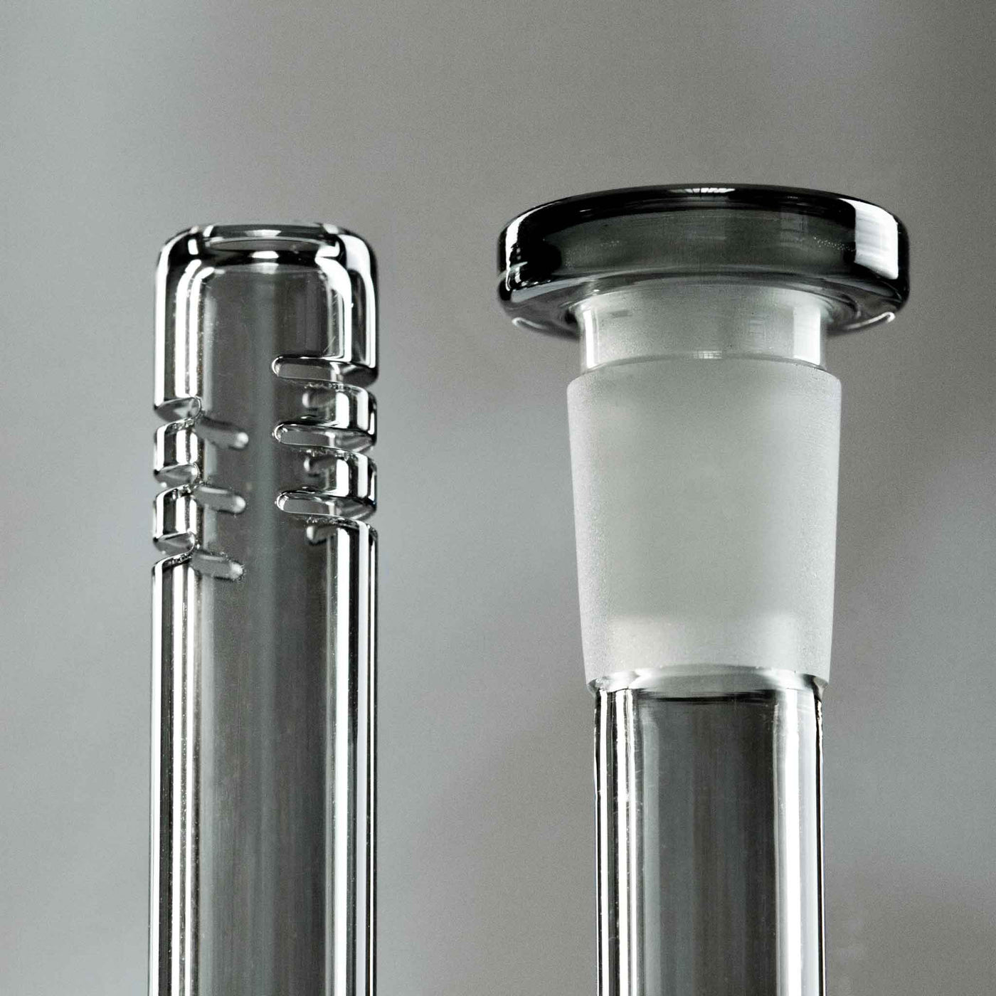 10 mm downstem black glass close up 