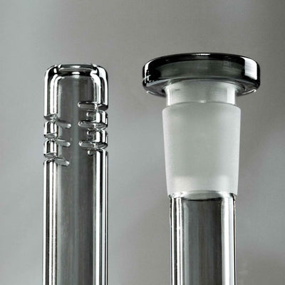 10 mm downstem black glass close up 