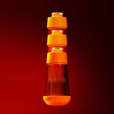 pumpkin orange gravity bong raising movement photo 