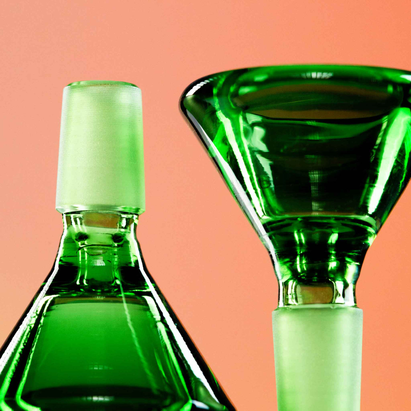 Bong Bowls Green - 10mm (2 Pack)