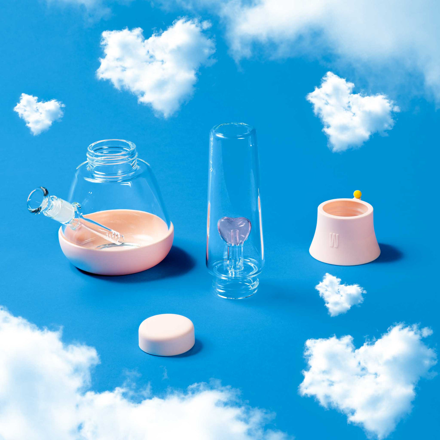 Bong Percolator Tube - Heart 💗