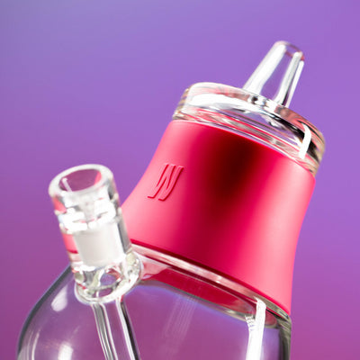 hot pink bubbler styled