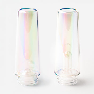 clear iridescent ice catcher and percolator bong tubes