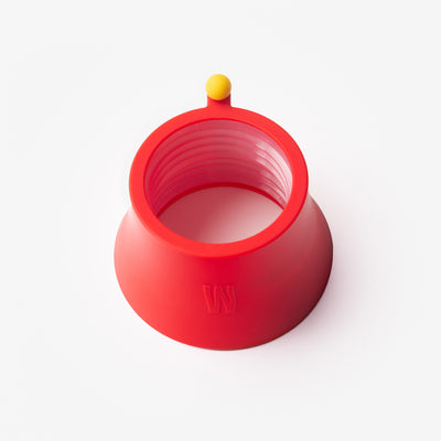 red silicone bubbler cover