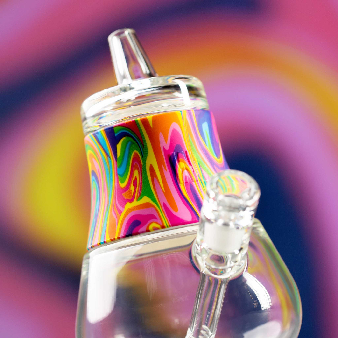 rainbow swirl bubbler styled
