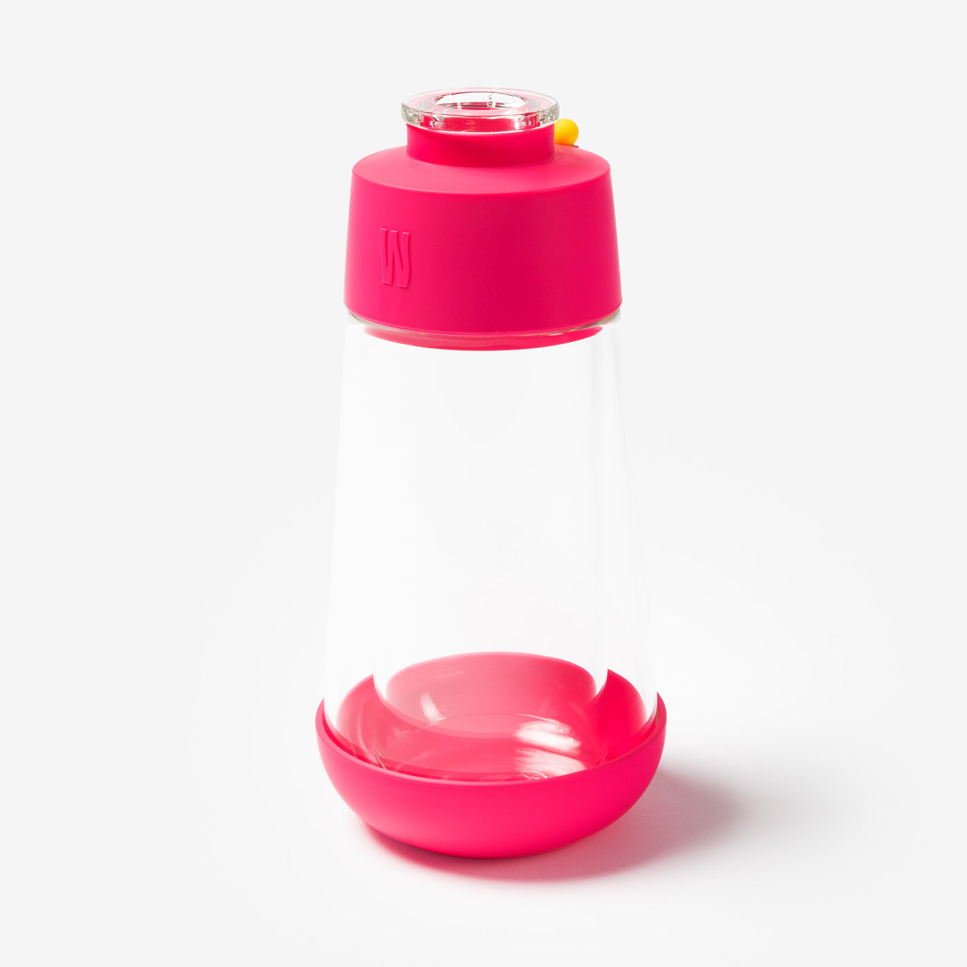hot pink gravity bong white background 