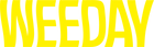 The Weeday full logo in yellow color