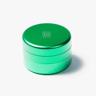 metal grinder against white background