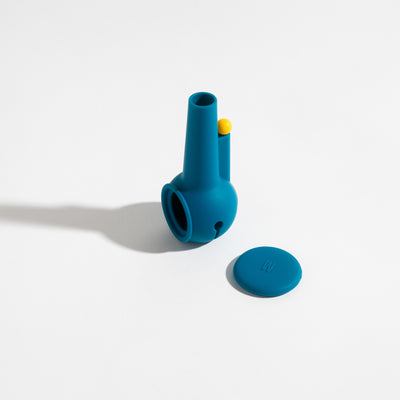 Ultra-soft, dust-resistant midnight blue silicone covers for glass pipe protection.